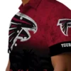 Atlanta Falcons Hawaiian Shirt � Customized Sunset Pattern Red Black Casual Button Down For Men & Women