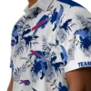 Buffalo Bills Hawaiian Shirt � Customized Botanical Theme Blue White, Casual Button Down For Men & Women