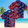 Buffalo Bills Hawaiian Shirt � Customized Palm Silhouettes Blue, Casual Button Down For Men & Women
