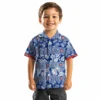 Chicago Cubs Hawaiian Shirt - Customized Tribal Stripes Blue White - Gift For Men, Women