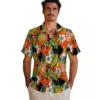 Cincinnati Bengals Hawaiian Shirt � Customized Tropical Toucan Orange Green, Casual Button Down For Men & Women