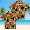 Cincinnati Bengals Hawaiian Shirt � Customized Tropical Toucan Orange Green, Casual Button Down For Men & Women