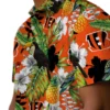 Cincinnati Bengals Hawaiian Shirt � Customized Tropical Toucan Orange Green, Casual Button Down For Men & Women