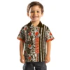 Cleveland Browns Hawaiian Shirt � Customized Hibiscus Arrows Brown White, Casual Button Down For Men & Women