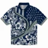 Dallas Cowboys Hawaiian Shirt - Personalized Baseball Floral Customized Floral Wave Blue White Aloha Shirt