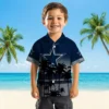 Dallas Cowboys Hawaiian Shirt - Personalized Baseball Floral Customized Sunset Blue Black Aloha Shirt