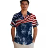 Dallas Cowboys Hawaiian Shirt - Personalized Baseball Floral Customized Us Flag Hibiscus Aloha Shirt