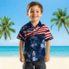 Dallas Cowboys Hawaiian Shirt - Personalized Baseball Floral Customized Us Flag Hibiscus Aloha Shirt