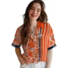 Denver Broncos Hawaiian Shirt - Personalized Baseball Floral Customized Hibiscus Arrows Aloha Shirt