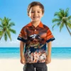 Denver Broncos Hawaiian Shirt - Personalized Baseball Floral Customized Tropical Canoe Orange Aloha Shirt