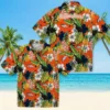 Denver Broncos Hawaiian Shirt - Personalized Baseball Floral Customized Tropical Toucan Aloha Shirt