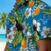 Detroit Lions Hawaiian Shirt - Customized Tropical Toucan Blue Green Aloha Shirt