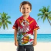 Kansas City Chiefs Hawaiian Shirt - Personalized Baseball Floral Customized Surfing Skeleton Aloha Shirt