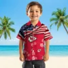 Kansas City Chiefs Hawaiian Shirt - Personalized Baseball Floral Customized Us Flag Hibiscus Aloha Shirt