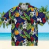 New York Giants Hawaiian Shirt - Customized Tropical Toucan Blue Green Aloha Shirt