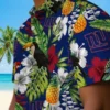 New York Giants Hawaiian Shirt - Customized Tropical Toucan Blue Green Aloha Shirt