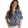 New York Yankees Hawaiian Shirt - Customized Tribal Stripes Navy White Aloha Shirt