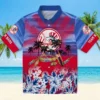 New York Yankees Hawaiian Shirt - Customized Tropical Canoe Navy Aloha Shirt