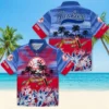 New York Yankees Hawaiian Shirt - Customized Tropical Canoe Navy Aloha Shirt