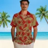 San Francisco 49ers Hawaiian Shirt - Customized Botanical Print Gold Aloha Shirt