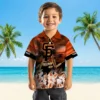 San Francisco Giants Hawaiian Shirt - Customized Tropical Canoe Orange Aloha Shirt
