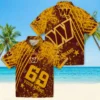Washington Commanders Hawaiian Shirt - Customized Star Stripes Burgundy Aloha Shirt