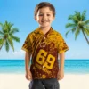 Washington Commanders Hawaiian Shirt - Customized Star Stripes Burgundy Aloha Shirt