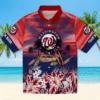 Washington Nationals Hawaiian Shirt - Customized Tropical Canoe Red Aloha Shirt