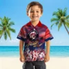 Washington Nationals Hawaiian Shirt - Customized Tropical Canoe Red Aloha Shirt