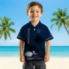 Dallas Cowboys Hawaiian Shirt - Personalized Baseball Floral Beach Sunset Blue Black Aloha Shirt