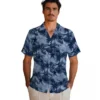 Dallas Cowboys Hawaiian Shirt - Personalized Baseball Floral Coastal Palms Blue Aloha Shirt