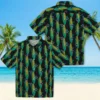 Dallas Cowboys Hawaiian Shirt - Personalized Baseball Floral Corn Motifs Black Green Aloha Shirt