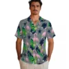Dallas Cowboys Hawaiian Shirt - Personalized Baseball Floral Flamingo Foliage Blue Green Aloha Shirt