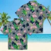Dallas Cowboys Hawaiian Shirt - Personalized Baseball Floral Flamingo Foliage Blue Green Aloha Shirt