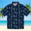 Dallas Cowboys Hawaiian Shirt - Personalized Baseball Floral Framed Floral Blue Aloha Shirt