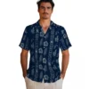 Dallas Cowboys Hawaiian Shirt - Personalized Baseball Floral Framed Floral Blue Aloha Shirt