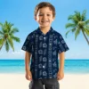 Dallas Cowboys Hawaiian Shirt - Personalized Baseball Floral Framed Floral Blue Aloha Shirt