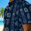 Dallas Cowboys Hawaiian Shirt - Personalized Baseball Floral Framed Floral Blue Aloha Shirt
