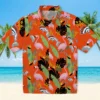 Denver Broncos Hawaiian Shirt - Personalized Baseball Floral Flamingo Leaves Orange Aloha Shirt