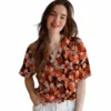 Denver Broncos Hawaiian Shirt - Personalized Baseball Floral Pineapple Orange Aloha Shirt