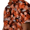 Denver Broncos Hawaiian Shirt - Personalized Baseball Floral Pineapple Orange Aloha Shirt