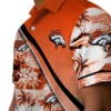 Denver Broncos Hawaiian Shirt - Personalized Baseball Floral Sunset Palms Orange White Aloha Shirt
