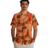 Denver Broncos Hawaiian Shirt - Personalized Baseball Floral Tribal Symbols Orange Aloha Shirt