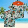 Denver Broncos Hawaiian Shirt - Tropical Foliage Green Aloha Shirt