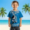 Detroit Lions Hawaiian Shirt - Surfing Mickey Blue Aloha Shirt