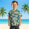 Detroit Lions Hawaiian Shirt - Tropical Yoda Green Aloha Shirt