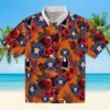 Houston Astros Hawaiian Shirt - Floral Toucan Blue Red - Gift For Men, Women