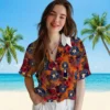 Houston Astros Hawaiian Shirt - Floral Toucan Blue Red - Gift For Men, Women