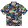 Houston Astros Hawaiian Shirt - Tropical Palms Aloha Shirt