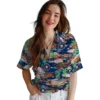 Houston Astros Hawaiian Shirt - Tropical Palms Aloha Shirt
